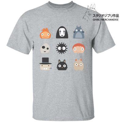 Ghibli Studio Characters Chibi T Shirt