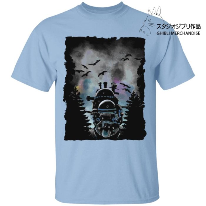 Howl's Moving Castle At Night T Shirt