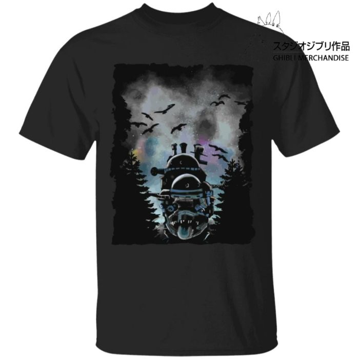 Howl's Moving Castle At Night T Shirt