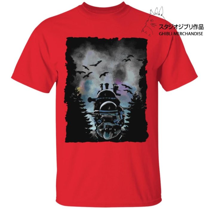 Howl's Moving Castle At Night T Shirt