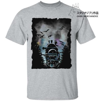 Howl's Moving Castle At Night T Shirt