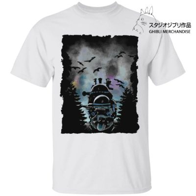 Howl's Moving Castle At Night T Shirt