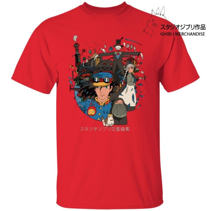 Howl’s Moving Castle Characters Compilation T Shirt