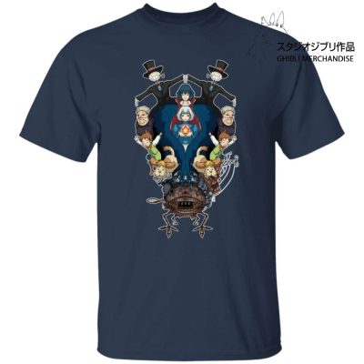 Howl’s Moving Castle Characters Mirror T Shirt