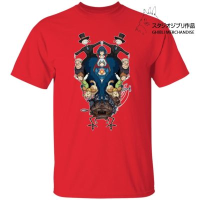 Howl’s Moving Castle Characters Mirror T Shirt