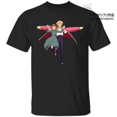 Howl's Moving Castle - Howl and Sophie Running Classic T Shirt