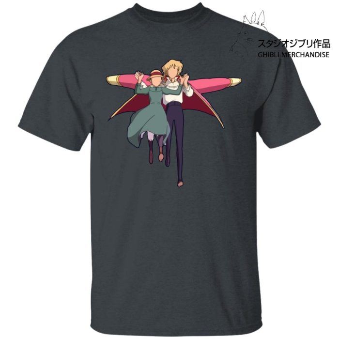 Howl's Moving Castle - Howl and Sophie Running Classic T Shirt