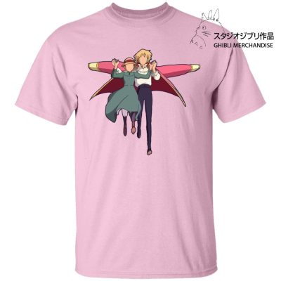 Howl's Moving Castle - Howl and Sophie Running Classic T Shirt