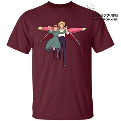 Howl's Moving Castle - Howl and Sophie Running Classic T Shirt