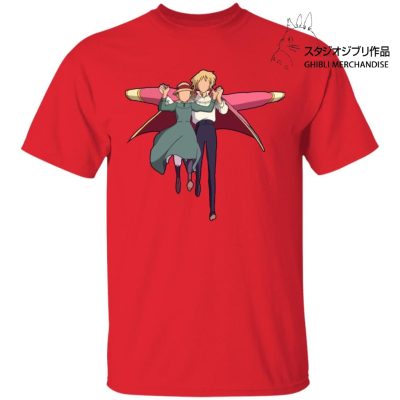 Howl's Moving Castle - Howl and Sophie Running Classic T Shirt