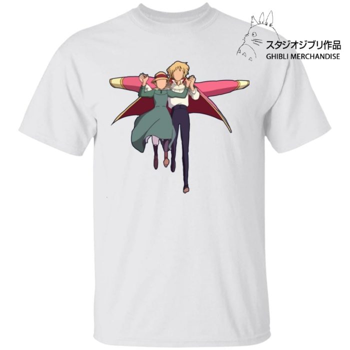 Howl's Moving Castle - Howl and Sophie Running Classic T Shirt