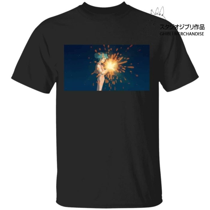 Howl's Moving Castle - Howl meets Calcifer Color T Shirt