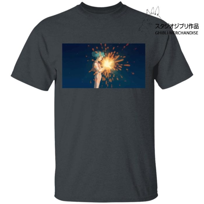 Howl's Moving Castle - Howl meets Calcifer Color T Shirt