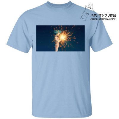 Howl's Moving Castle - Howl meets Calcifer Color T Shirt