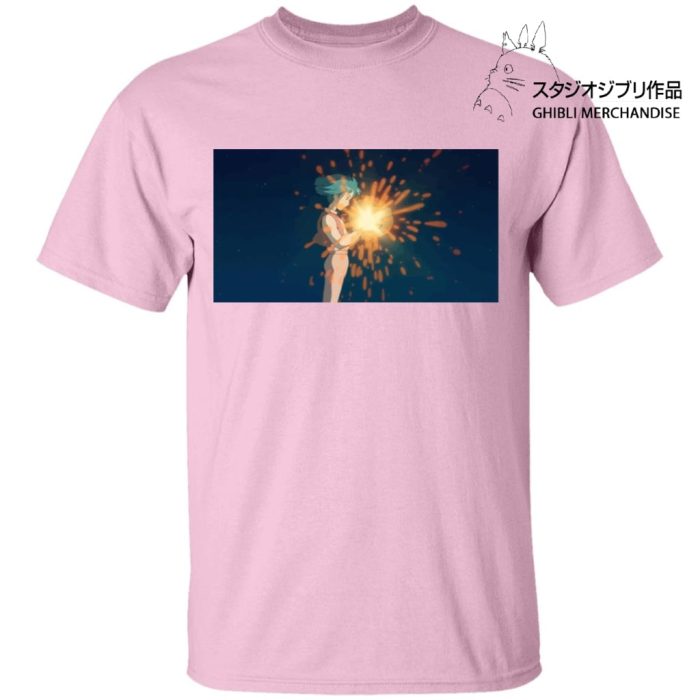 Howl's Moving Castle - Howl meets Calcifer Color T Shirt