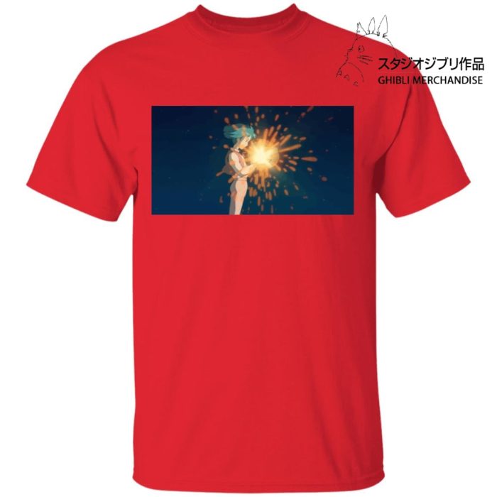 Howl's Moving Castle - Howl meets Calcifer Color T Shirt