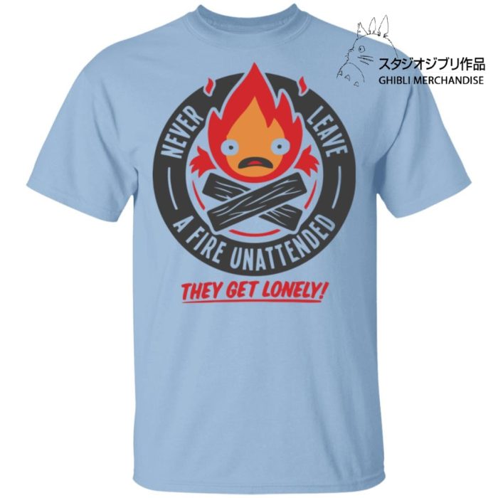 Howl's Moving Castle - Never Leave a Fire T Shirt