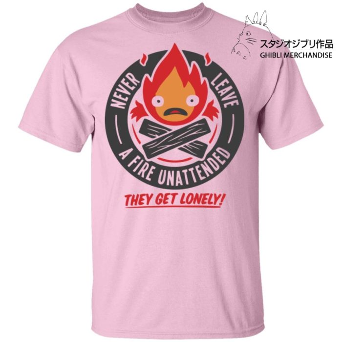 Howl's Moving Castle - Never Leave a Fire T Shirt