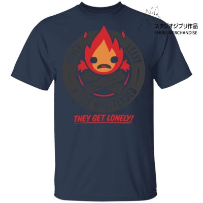 Howl's Moving Castle - Never Leave a Fire T Shirt