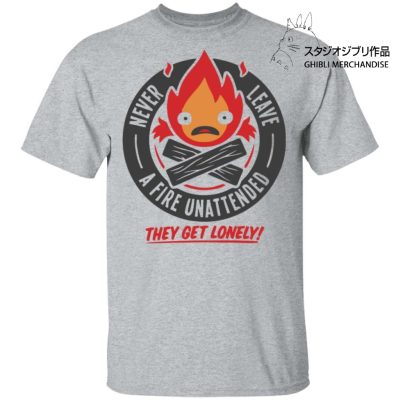 Howl's Moving Castle - Never Leave a Fire T Shirt