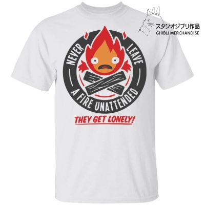 Howl's Moving Castle - Never Leave a Fire T Shirt