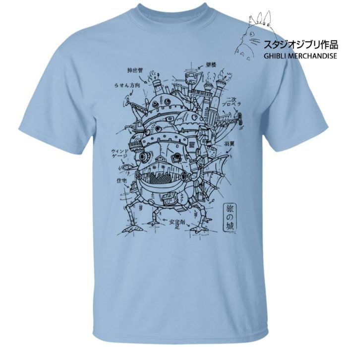 Howl's Moving Castle Sketch T Shirt