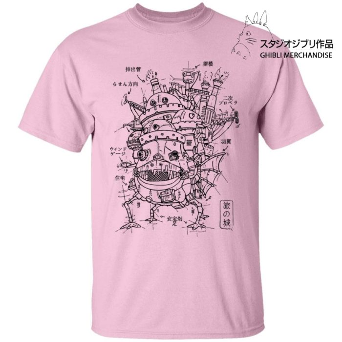 Howl's Moving Castle Sketch T Shirt