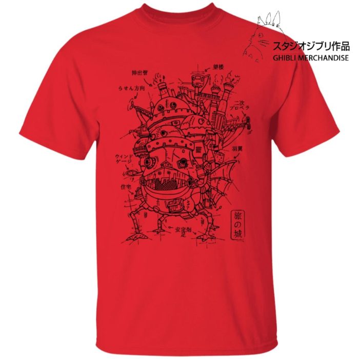 Howl's Moving Castle Sketch T Shirt