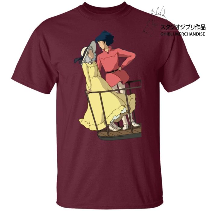 Howl's Moving Castle - Sophie and Howl Gazing at Each other T Shirt