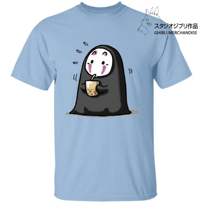 Kaonashi No Face Drinking Milk Tea T Shirt