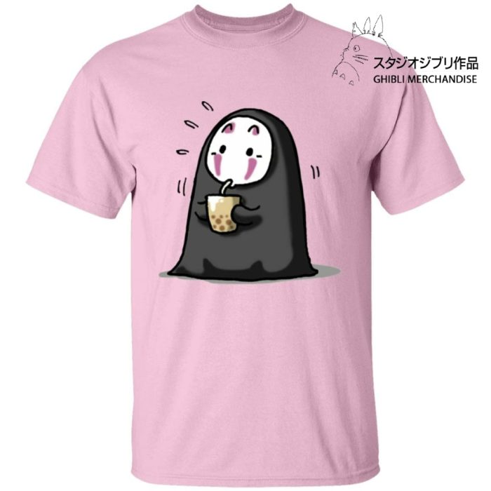 Kaonashi No Face Drinking Milk Tea T Shirt