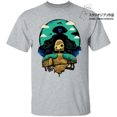 Laputa: Castle in The Sky and Warrior Robot T Shirt