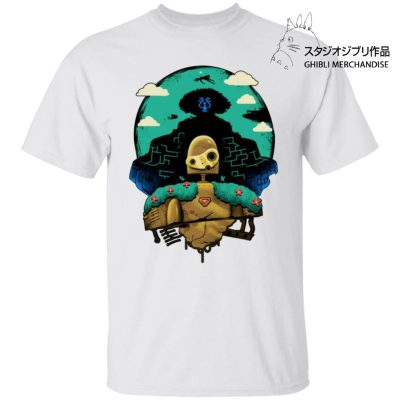 Laputa: Castle in The Sky and Warrior Robot T Shirt