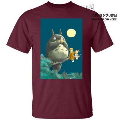 My Neighbor Totoro by the moon T shirt Unisex