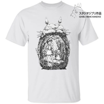 My Neighbor Totoro - Mei and Sastuki in the Forest T Shirt