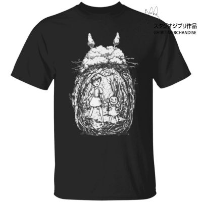 My Neighbor Totoro - Mei and Sastuki in the Forest T Shirt