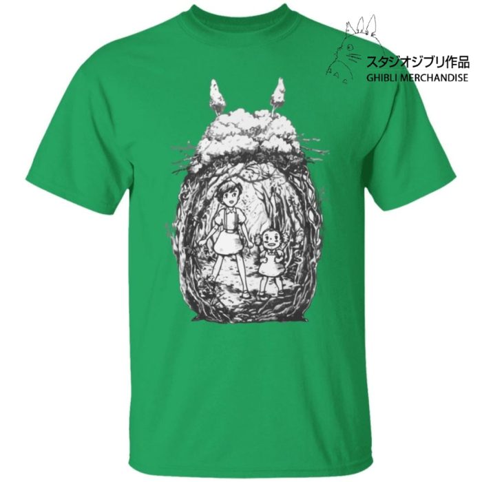 My Neighbor Totoro - Mei and Sastuki in the Forest T Shirt