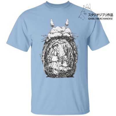 My Neighbor Totoro - Mei and Sastuki in the Forest T Shirt