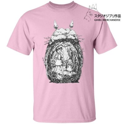 My Neighbor Totoro - Mei and Sastuki in the Forest T Shirt