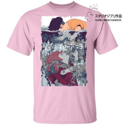 Ponyo and Sosuke Creative Art T Shirt Unisex