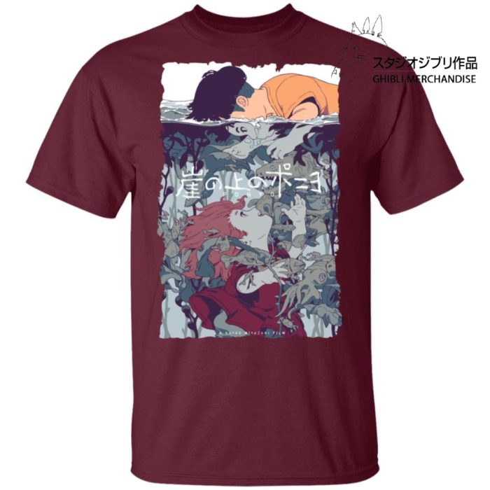 Ponyo and Sosuke Creative Art T Shirt Unisex