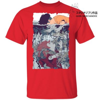 Ponyo and Sosuke Creative Art T Shirt Unisex