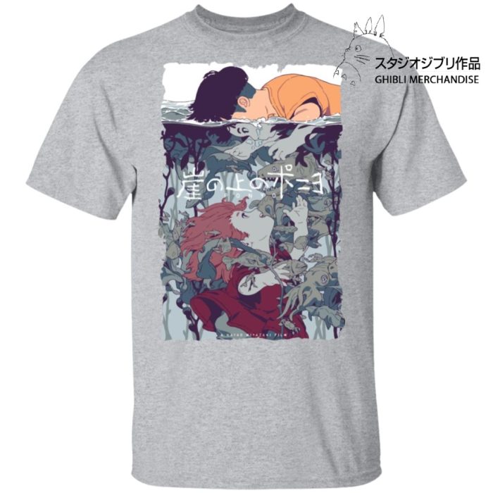 Ponyo and Sosuke Creative Art T Shirt Unisex