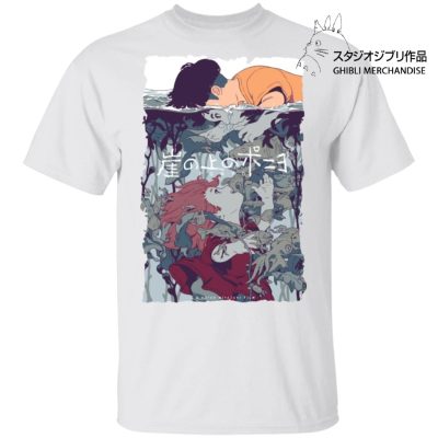 Ponyo and Sosuke Creative Art T Shirt Unisex