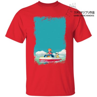 Ponyo and Sosuke on Boat T Shirt