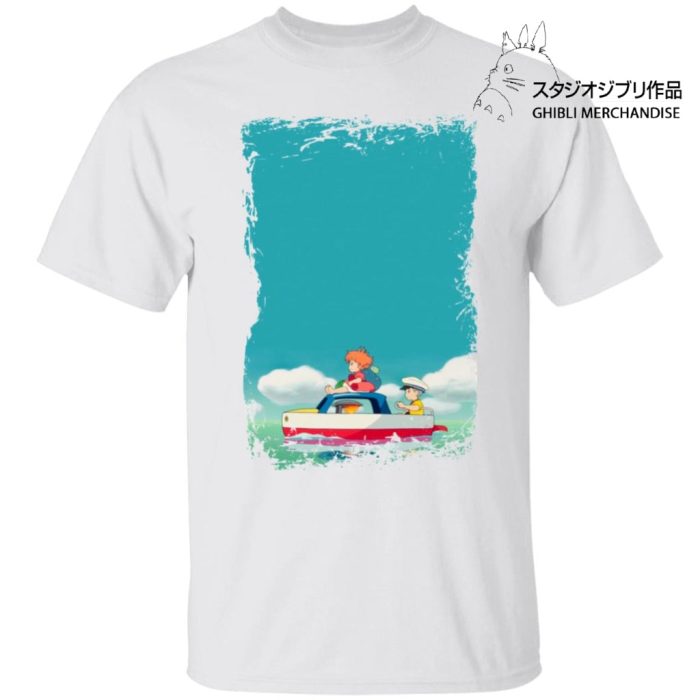 Ponyo and Sosuke on Boat T Shirt