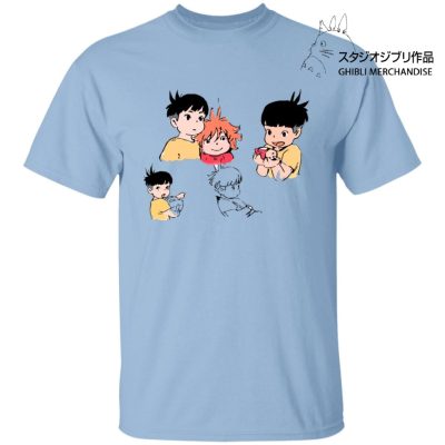 Ponyo and Sosuke Sketch T Shirt