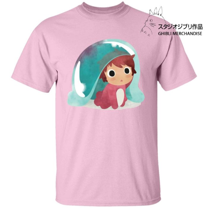 Ponyo Water Color T Shirt