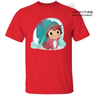 Ponyo Water Color T Shirt