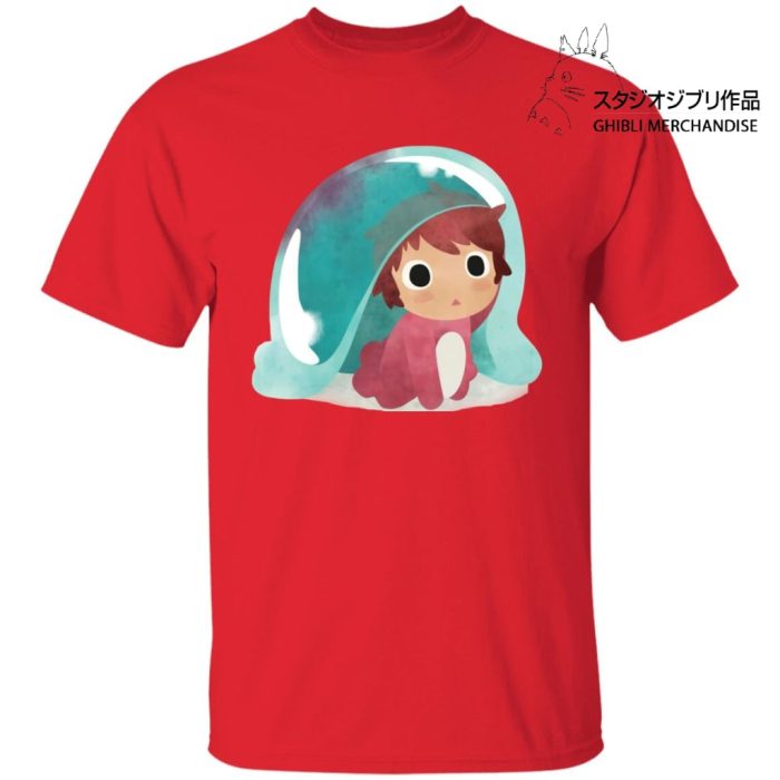 Ponyo Water Color T Shirt